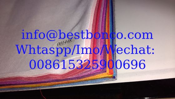 00144, 00187 SPUN VOILE DYED FABRIC 44&quot; , 58&quot; ,  36&quot;
