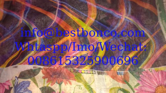 Spun voile printing fabrics