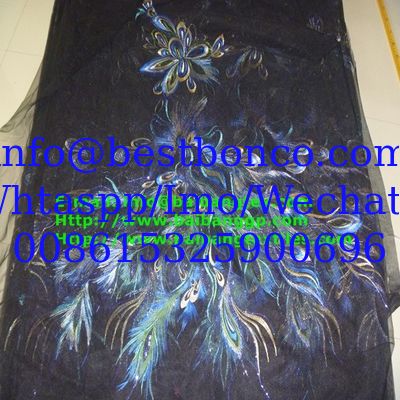 MESH LASER SEQUIN fabric