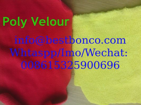 POLYESTER VELOUR FABRIC