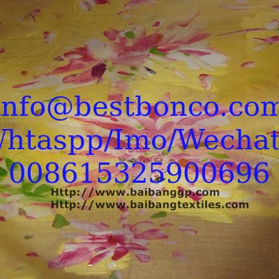 100% COTTON CUT-JACQUARD WITH METAL LINE VOILE PRINTING FABRIC
