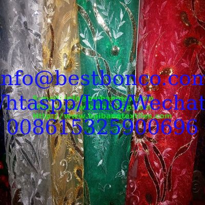 FASHIONAL MESH SEQUIN EMBROIDERY FABRIC