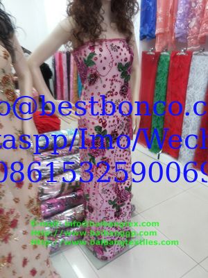 MESH LASER SEQUIN fabric
