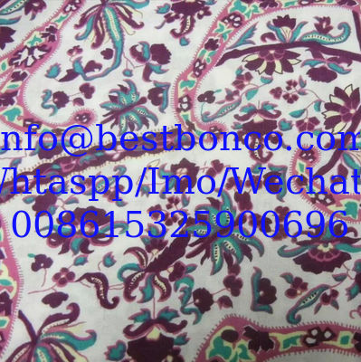 Spun voile printing fabric