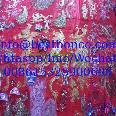 MESH LASER SEQUIN fabric