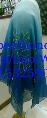 SPUN VOILE EMBROIDERY SEQUIN SCARF
