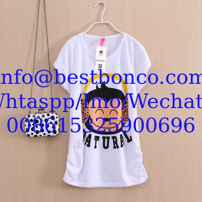 Lady T-shirts OF TWO-SIDE SEWING