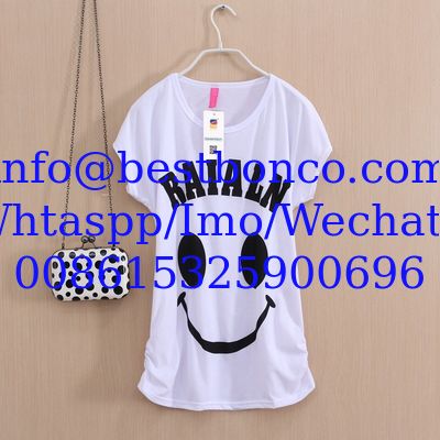 Lady T-shirts OF TWO-SIDE SEWING