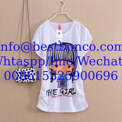 Lady T-shirts OF TWO-SIDE SEWING