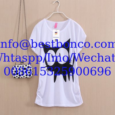 Lady T-shirts OF TWO-SIDE SEWING