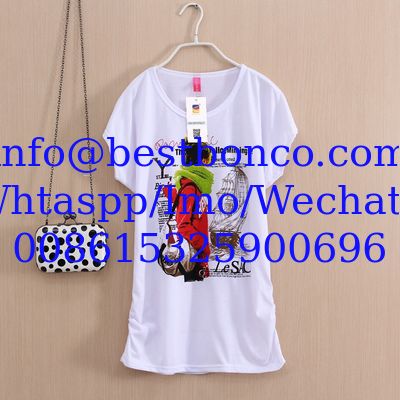 Lady T-shirts OF TWO-SIDE SEWING