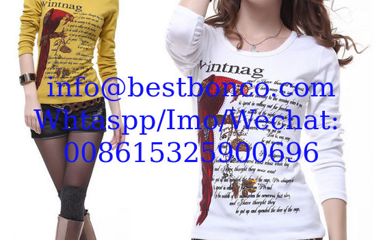 Lady T shirts piece printing