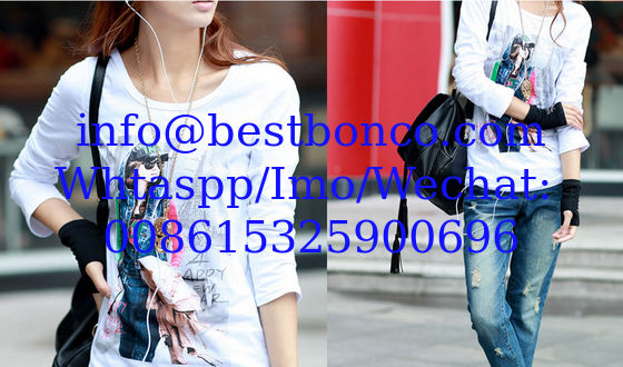 Lady T shirts piece printing