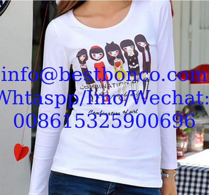 Lady T shirts piece printing