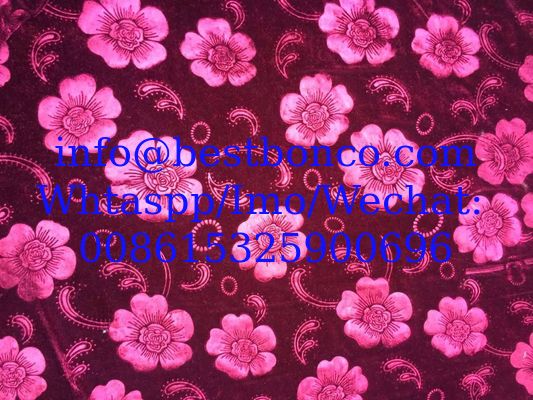 Velvet 3D embossing