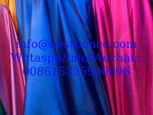 Laser shine light fabric high quality 4-way spandex