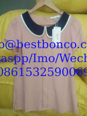 Lady girl chiffon shirts with high quality and soft nice finish