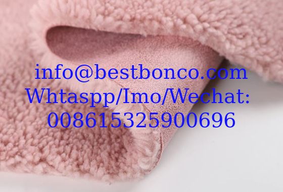 suede bonded faux sheepskin sherpa fabric Fabric high quality
