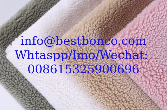 suede bonded faux sheepskin sherpa fabric Fabric high quality