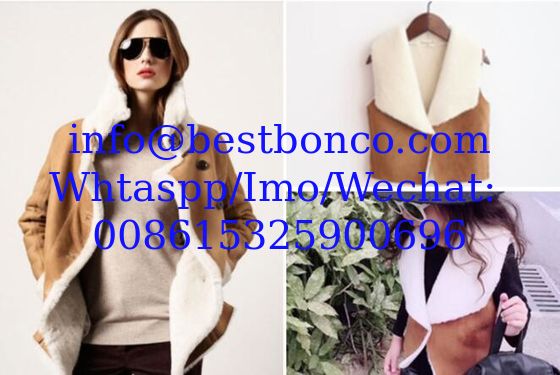 suede bonded faux sheepskin sherpa fabric Fabric high quality