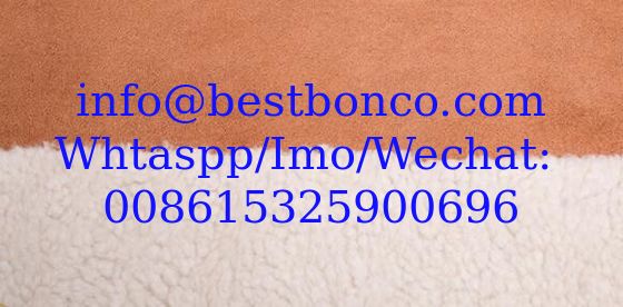 suede bonded faux sheepskin sherpa fabric Fabric high quality
