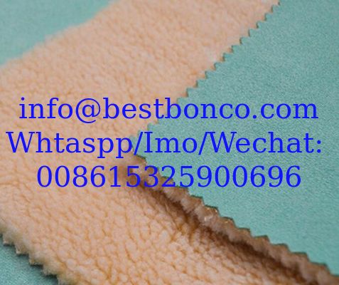 Suede composite cashmere winter warm coat fabric, composite fabric clothing fabric