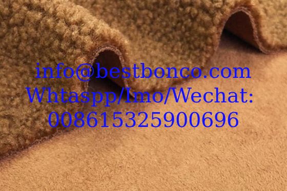Winter thicken new suede composite lambskin fabric Europe and the United States, Europe and | Rice coat locomotive cloth