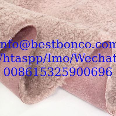 Winter thicken new suede composite lambskin fabric Europe and the United States, Europe and | Rice coat locomotive cloth