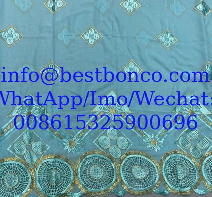 high quality Spun polyester voile fabrics embroidery sudan robe swiss hijab scarf for muslim women