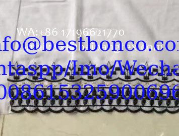 Africa Emma Sudanese Arabia Scarf Turban embroidery white color jacquard hot embroidery