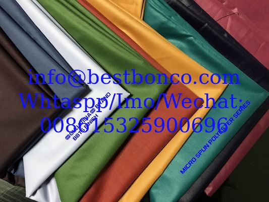 BBTS FINISH MICRO SPUN POLYESTER FABRIC CALENDERED SOFT FINISH