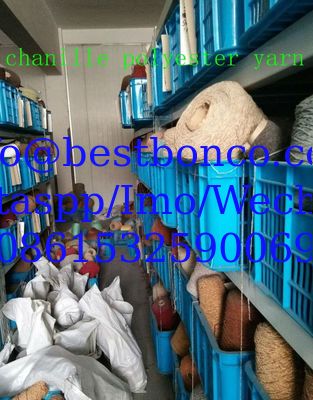 chanille color yarn polyester stocks