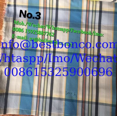 Yarn Dyed check design shirts of pants or boxers fabric cotton spandex high quality