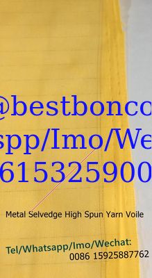 BBTSFINISH High twisted spun full voile 44 inch Metal SelvedgPlain dyed fabric used for muslim scarf, shawel, head cover