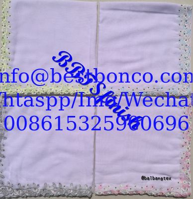 Spun Polyester Voile Super High Twisted --- BBTSfinish Brand scarf and fabric supplying