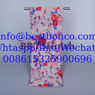 Spun Polyester Voile Super High Twisted --- BBTSfinish Brand scarf and fabric supplying