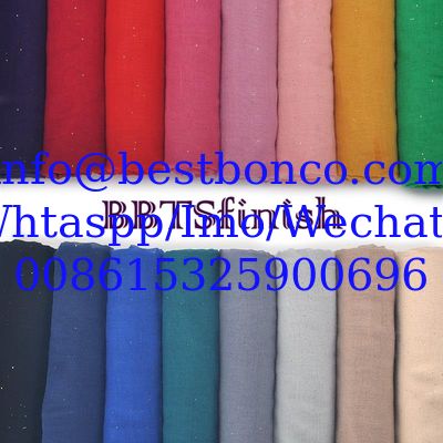 Spun Polyester Voile Super High Twisted --- BBTSfinish Brand scarf and fabric supplying
