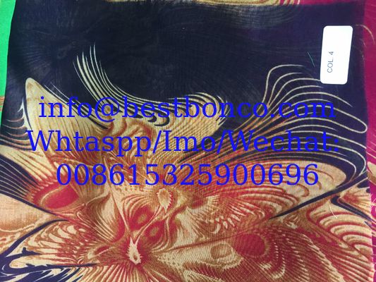 Spun polyester Voile Super High twisted full voile ---  "BBTSfinish®" creen printing 58/60"
