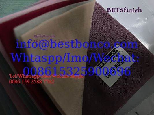 Super High-twisted spun polyester full voile 2 X2 non-hair technology by BBTSfinish® production development