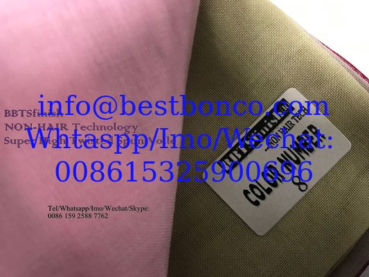 Super High-twisted spun polyester full voile 2 X2 non-hair technology by BBTSfinish® production development