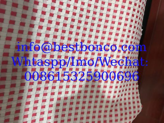 Cationic Yarn check strips design fashion knitting fabric