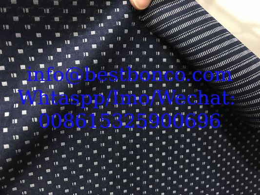Cationic Yarn check strips design fashion knitting fabric
