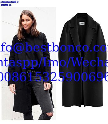 Fashion Winter lady coat high quality smooth fabric winter warmer keep coats