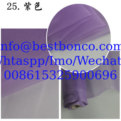 300 colors spun polyester voile fabric ready goods high twisted full voile