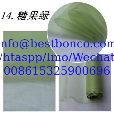 300 colors spun polyester voile fabric ready goods high twisted full voile