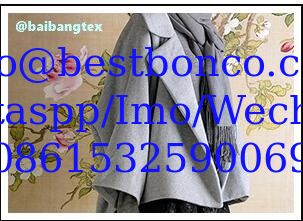 100% polyester melton woolen fabric warm for winter stock lots