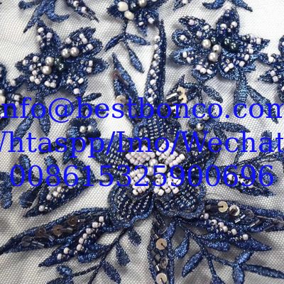 Embroidery Lace fabric wedding fashion high quality for brand garments lace fashion
