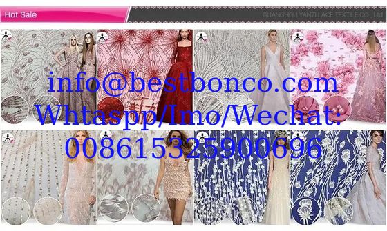 Embroidery Fabric Lace Fabric for Women Wear