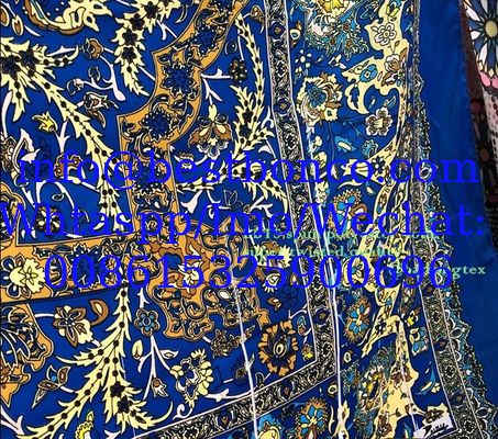 100% Spun polyester voile نسج البوليستر الفوال  DIGITAL printing 58"/60"