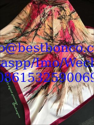 100% Spun polyester voile نسج البوليستر الفوال  DIGITAL printing 58"/60"